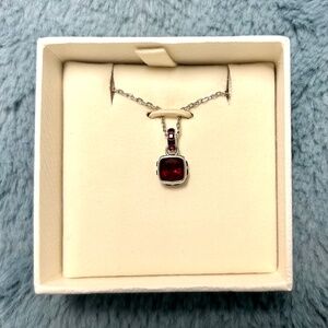 Swarovski Birthstone pendant red
